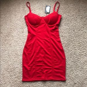 Nasty Gal Red Bodycon